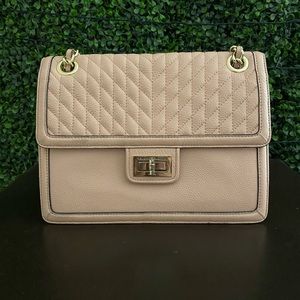 KARL LAGERFELD | blush pink shoulder/cx body bag